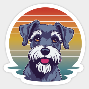 cool schnauzer dog owner cute ideas birthday Sticker